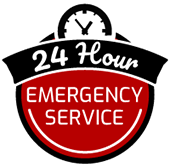 24 Hour Emergency Service Badge