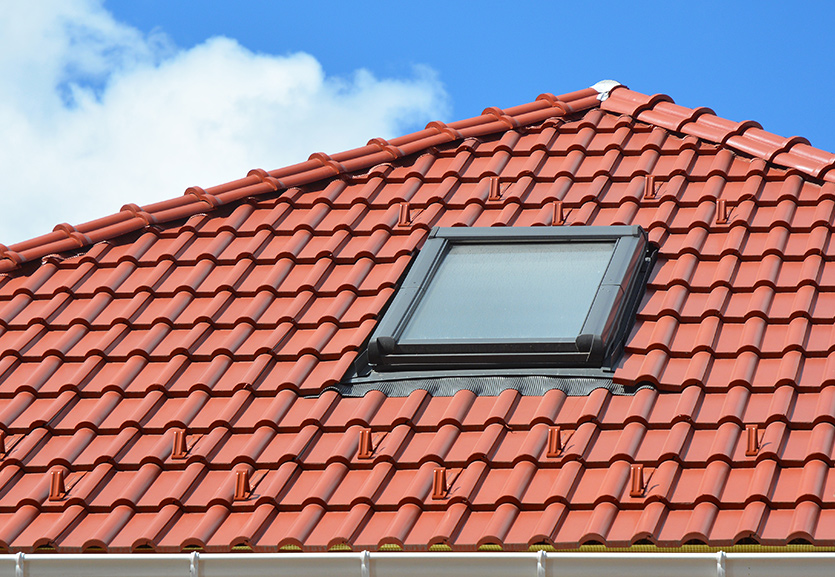 Tile Roof with Skylight